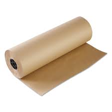 PAPER BROWN UNWAXED 450MM X 400M ROLL 
